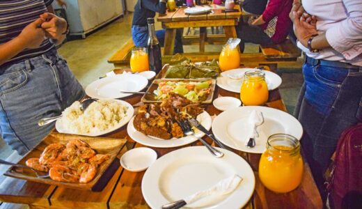 セブ島ナイトマーケットのごはん