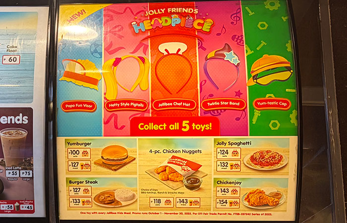 ジョリビーのキッズセット