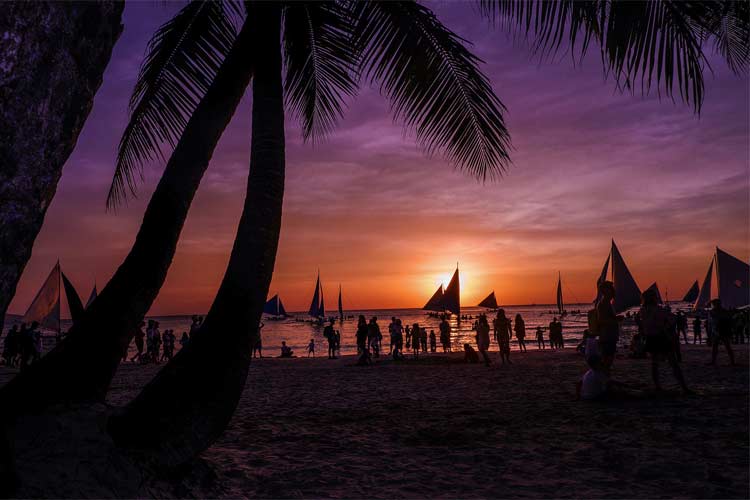 ボラカイ島のサンセット