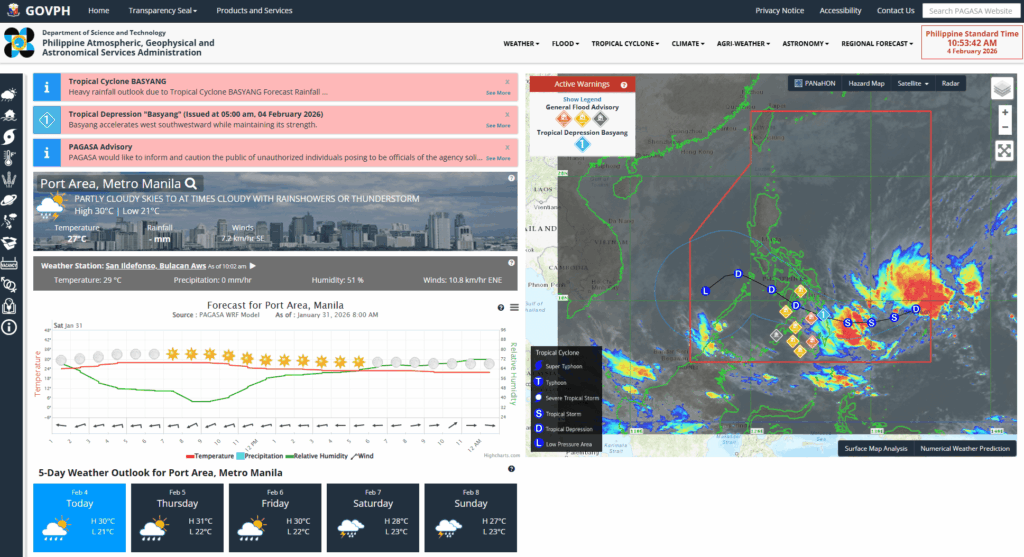 PAGASA（フィリピン気象庁）